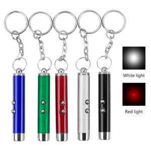 2-in-1 thân thiện với môi Led Con trỏ laser và đèn pin mini xách tay Red Cat laserpointer với Keychain vui vẻ LED ánh sáng mèo đồ chơi - Product Image 3