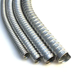 flexible heat resistant galvanizing metal pipe conduit