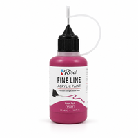 리사 파인 라인 아크릴 물감 30ml 니들 팁 흘림 방지 만다라 DIY 아트 페인팅 공예 용품 선명한 색상 병 세트