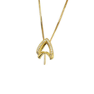 Wenchi S925, Anillo Abierto de Plata, Pendientes de Bola, Accesorios para DIY, Soporte para Perlas, Juego de Joyería, Diseño de Bola Abierta, Modelo Chino 16100 - Product Image 5