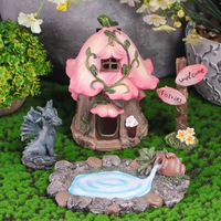 Fée Jardin Planteur Miniature Paysage Mini Jardin Gnomes Partie Ensemble Résine Artisanat Statue Vilain Nain Elfe