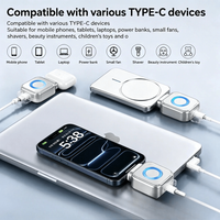 Adaptateur universel Type-C OEM SR-002, séparateur d'alimentation automatique, sortie maximale 140W, charge rapide SCP, arrêt automatique, ignifuge, mobile