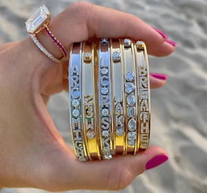 Hot Selling Inital Letter Metal <strong>Charms</strong> Pendant Accessories for Copper <strong>Bangle</strong> Zircon Slider <strong>Charm</strong> <strong>Bangle</strong> - Product Image 5