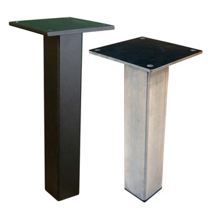 Industrial cuadrado negro <span class=keywords><strong>pata</strong></span> de la mesa de Metal patas de la mesa de café patas de la mesa de escritorio de oficina de hierro fundido de las piernas de los muebles - Product Image 2