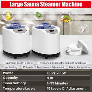 Sauna portable moderne BAFAN avec vapeur infrarouge à lumière rouge 660 nm et 850 nm pour 2 personnes, utilisation à domicile - Product Image 3