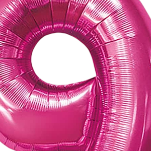 Fuchsia Numbered Globe N9 80cm Party <b>Balloon</b> For Birthday Decoration - Product Image 3
