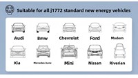 Câble de recharge pour véhicule électrique J1772, rallonge avec gaine en TPU, certifié CE, 5 mètres, prend en charge la recharge rapide 240V AC pour Bolt Mach E North