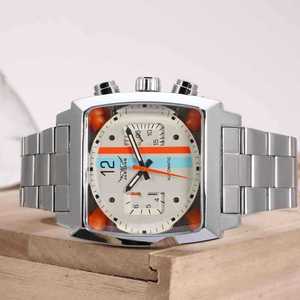 JARAGAR 569 da uomo <span class=keywords><strong>orologi</strong></span> meccanici automatici moda Design retrò data settimana impermeabile in acciaio <span class=keywords><strong>quadrante</strong></span> <span class=keywords><strong>quadrato</strong></span> orologio da polso da uomo - Product Image 2