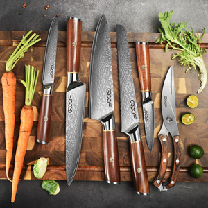 7 pezzi 67 strati damasco coltello <span class=keywords><strong>Set</strong></span> <span class=keywords><strong>di</strong></span> alta qualità manico in legno cucina coltello <span class=keywords><strong>da</strong></span> <span class=keywords><strong>Chef</strong></span> <span class=keywords><strong>Set</strong></span> con blocco <span class=keywords><strong>di</strong></span> legno & forbici - Product Image 2