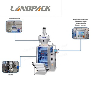 Machine d'emballage multi-voies pour sachets de gel de silice déshydratant pour sucre et thé, format bâtonnets - Product Image 4