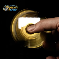 YJ PGEDC Multi Playability Fidget Spinner Mechanical Push Card Ratchet Slider Metal Button Stress Relief Fingertip Gyro DIY Toy.