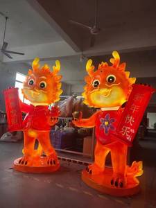 Lámpara LED 3D de Dragón del Zodiaco, Personalizada, Impermeable IP65, de Resina y Fibra de Vidrio, para Decoración Navideña y de Año Nuevo en Exteriores - Product Image 1