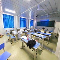 Edificio de Oficinas Modular Prefabricado de 20 Pies con Muro Cortina de Vidrio, Transpirable, Moderno, de Bajo Costo, Pequeño, Desmontable, para Sala de Estar u Hotel