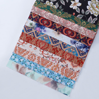 Se Aceptan Diseños Personalizados, Tela de Algodón 100% de 120 g/m², Impresión Digital, Tela de Algodón Estampada Floral Personalizada