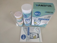 Kit de Prueba de Agua para Grifo y Pozo, Kit de Prueba de E. coli, Kit de Prueba de Agua Potable 17 en 1 W-17