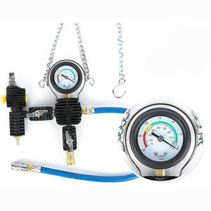 21 Stück Auto Wassertank Lecks ucher Kfz-Kühler pumpe Druck prüfgerät Kit Kühlsystem Kühlmittel Vakuum-Spül set - Product Image 4