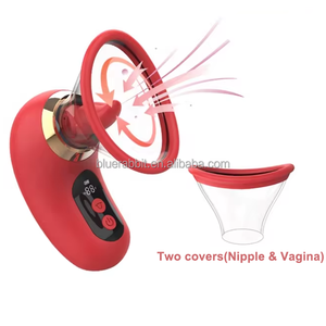 オーラルセックスおもちゃ乳房マッサージ電気乳首真空ポンプ卸売プッシーポンプ女性のためのクリトリス吸引なめるバイブレーター - Product Image 2
