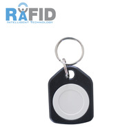 Porte-clés électronique RFID inductif sans contact haute fréquence, personnalisé, en forme de pentagone, avec puces de lecture/écriture, adapté au contrôle d'accès
