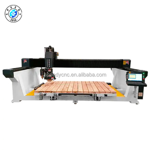 Haute précision vitesse rapide marbre granit Quartz cuisine comptoir découpeuse 5 axes <span class=keywords><strong>CNC</strong></span> pont scie pierre découpeuse - Product Image 1