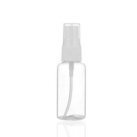 Flacon pulvérisateur nasal rotatif à pompe en PET blanc de 10 ml à 100 ml avec longue buse pour sérum de soin de la peau et produits en vrac