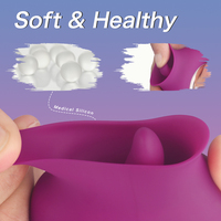 Global Bestseller OEM-Fabrik Zungenleck-Stimulations-Saugvibrator Metallischer Glanz Zugring-Vibrator Sexspielzeug für Frauen