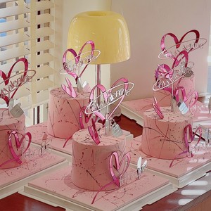 Decoración <span class=keywords><strong>de</strong></span> Pastel <span class=keywords><strong>de</strong></span> Acrílico con Mensaje <span class=keywords><strong>de</strong></span> San Valentín, Juego <span class=keywords><strong>de</strong></span> Adornos <span class=keywords><strong>para</strong></span> Pastel <span class=keywords><strong>para</strong></span> el Día <span class=keywords><strong>de</strong></span> San Valentín, Aniversario, Boda - Product Image 3