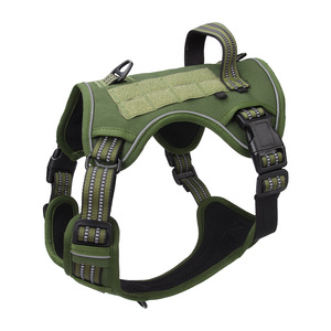 Ustom-chaleco táctico de nailon duradero para perro, arnés deportivo de lujo para perros grandes - Product Image 1