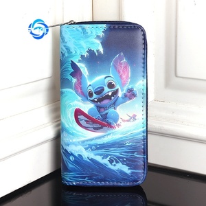 Encantadoras bolsas de teléfono antipérdida de puntada de dibujos animados, billetera con cremallera, tarjetero, monedero, regalos para niños, monedero portátil de cuero PU personalizado - Product Image 6