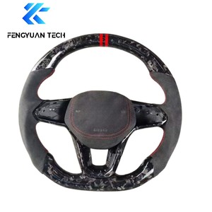 Palanca de Cambios de Fibra de Carbono con Luces LED para Volante de VW Golf GTI Mk8 Mk8.5 8R 8 <span class=keywords><strong>R</strong></span> Jetta Passat Tiguan <span class=keywords><strong>Arteon</strong></span> Bora Polo Audi A3 8V - Product Image 6