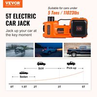 Gato hidráulico eléctrico de 5 toneladas de alta resistencia para coches, camiones, SUV y mantenimiento de vehículos con diseño portátil y elevación rápida