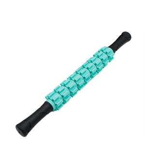 2018 High Quality 9 Spiky Point Yoga Massage Roller Stick Leg <strong>Back</strong> Relax <strong>Muscle</strong> Relieve Fitness Equipment - Product Image 3