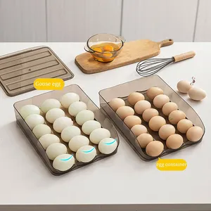 Nhựa Stackable Lưu Trữ Trứng Giá Tái Sử Dụng Trứng Tổ Chức Hộp Ngăn Kéo Với Nắp Cho Nhà Bếp Tủ Lạnh - Product Image 3