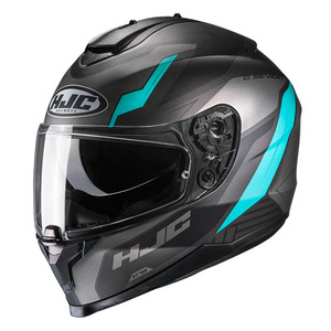 Casco Integrale per Moto HJC C70 Blu Grigio XL in Policarbonato - Product Image 1