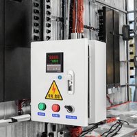 Boîtier de commande KYUN QCX5 pour ventilateur d'extraction de fumée, moteur, pompe à eau, boîte de distribution double alimentation, armoire de commande triphasée