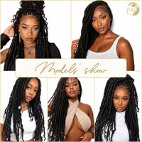 Cheveux humains 100% Remy brésiliens Lisa Locs 6-30 pouces 0,6 cm # 27- # Extensions de cheveux 33 J99, couleurs mélangées, faites à la main, sans produits chimiques, épaisses et volumineuses