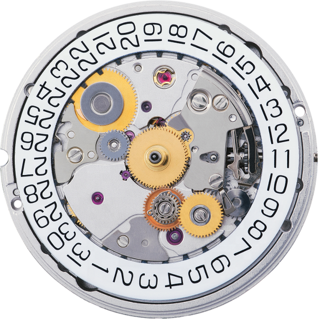Jewels Watches SELLITA SW330-1 Mechanical Movement Brass Watch for Men with Week Display for