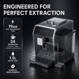 Cold Brew Programmable <b>Fully</b> <b>Automatic</b> Espresso <b>Machine</b> for Home Office Hotel Use Large Capacity Stainless Steel Self Cleaning - Product Image 2