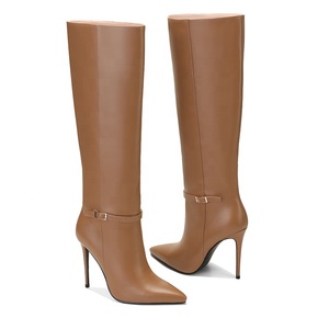 Bottines classiques <span class=keywords><strong>pour</strong></span> femmes à talon aiguille et bout pointu, polyvalentes <span class=keywords><strong>pour</strong></span> les occasions spéciales, idéales <span class=keywords><strong>pour</strong></span> l'automne, l'hiver et l'été. - Product Image 4