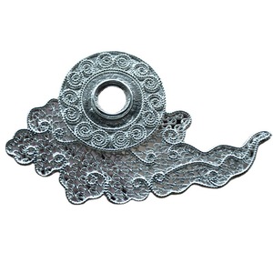 Horquilla para el pelo de cobre chapado con diseño de nube y luna, hecha a mano, accesorio nupcial, material DIY - Product Image 5