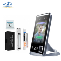 HFSecurity FR05 Terminal de Reconocimiento Facial con Doble Cámara Android 11 de 5 Pulgadas, Control de Acceso NFC con Huella Dactilar y Software Gratuito en la Nube