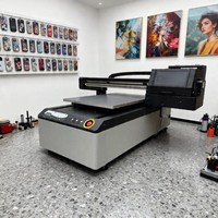 Impresora UV de Cama Plana Modelo 6090 Más Vendida, DX7 Flex Egg, Alta Eficiencia, Rentable, 600x900mm