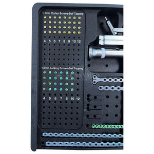 Set ortopedi hewan peliharaan rekonstruksi tulang hewan peliharaan implan dan instrumen 1.6mm pelat pengunci dan sekrup - Product Image 2