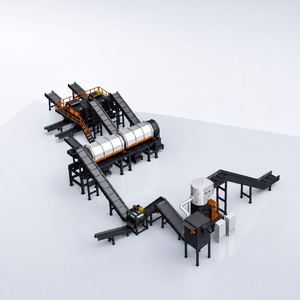 Scrap Steel Recycling Production Line Crusher Shredder 300-500kg/Day 32KW Fully Automatic Eco for <b>Waste</b> Car Oil Barrel Appliance - Product Image 1