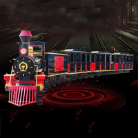 Tren de Diversión para Niños, Atracción de Parque de Atracciones, Tren Turístico con Vías en Venta, Calidad Garantizada