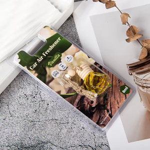 OEM biểu tượng tùy chỉnh sang trọng xe làm mát không khí Nước hoa giấy lỏng xe hơi nước hoa chai khuếch tán - Product Image 1