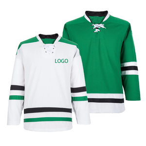 Jersey de Hockey sobre Hielo Sublimado Personalizado de Alta Calidad, Servicio OEM, Logotipo, 100% Poliéster, Secado Rápido, Transpirable, Nombre del Equipo Personalizado, Deportes - Product Image 1