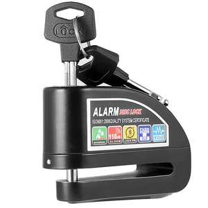 Cerradura de <span class=keywords><strong>disco</strong></span> de <span class=keywords><strong>alarma</strong></span> 110db Cerradura de motocicleta impermeable con <span class=keywords><strong>alarma</strong></span> Seguridad antirrobo <span class=keywords><strong>Candado</strong></span> fuerte Rueda - Product Image 2