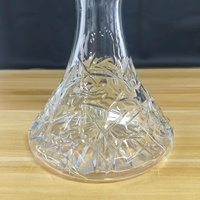 Vente en gros en usine d'accessoires pour shisha narguilé Bouteilles en verre faites à la machine vase à shisha
