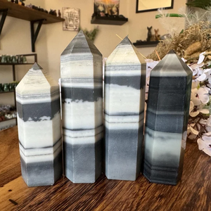 Vente en gros de pierres de guérison polies de haute qualité, tour de pierres Tai Chi, artisanat en cristal DIY pour la décoration de la maison - Product Image 3