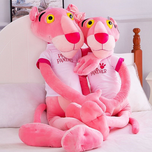 Peluche en coton Panthère Rose de dessin animé, jouet en peluche élastique, peluche douce, vente en gros, cadeau pour enfants, fête - Product Image 2